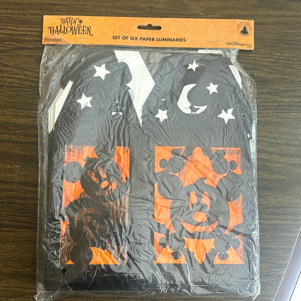 NEW Disney Set 6 Paper Luminaries MICKEY